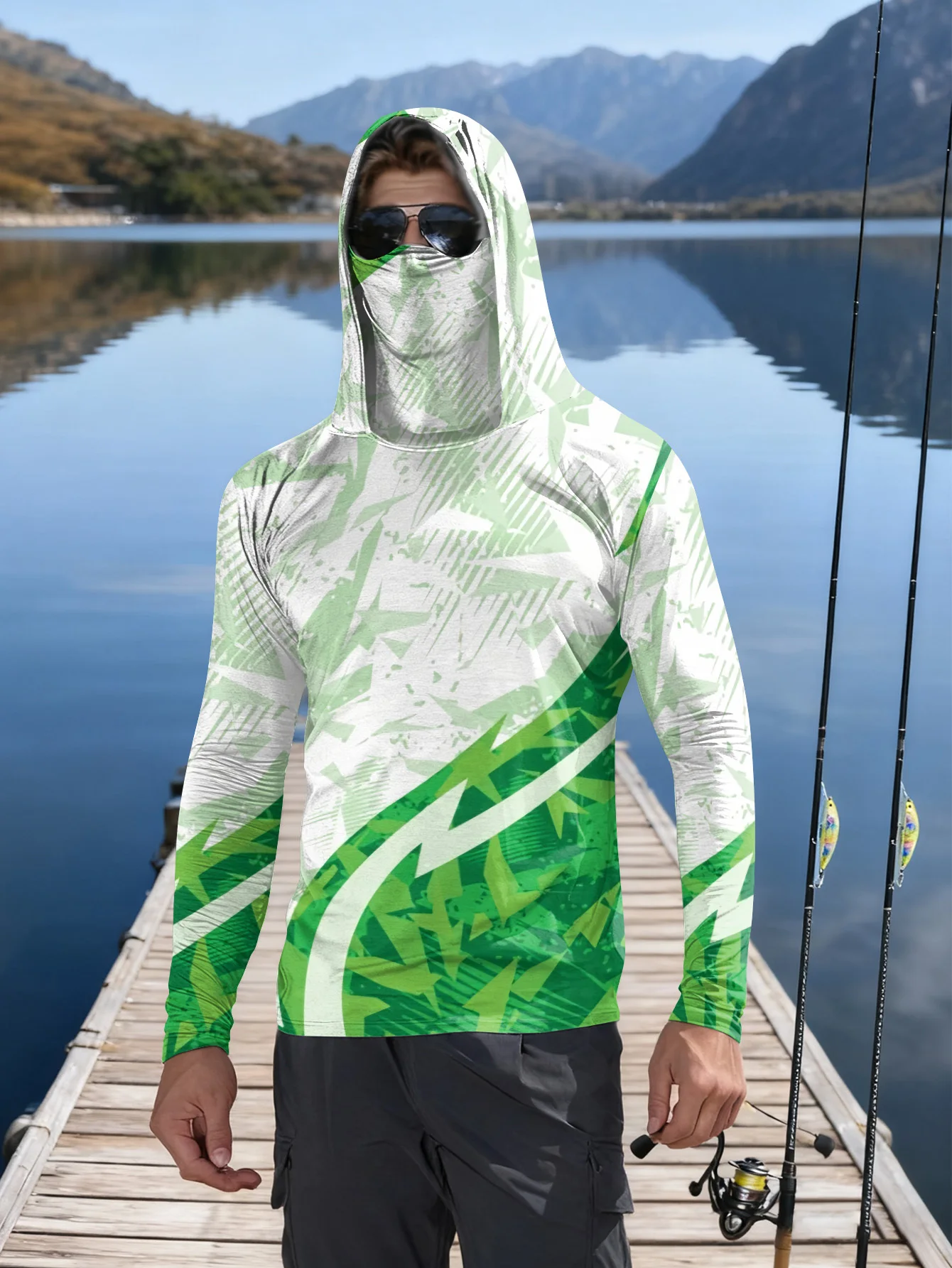 Mens Fishing Shirt Hooded UPF  - Hiking recension och pris