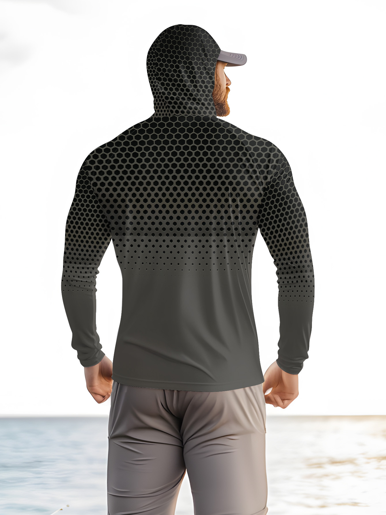 Men Summer UPF50+ Fishing Hood - Fishing recension och pris