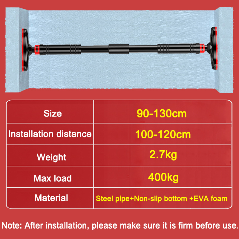90-130cm Adjustable Pull Up Pu - Door Pull Up Bar No Screw recension och pris
